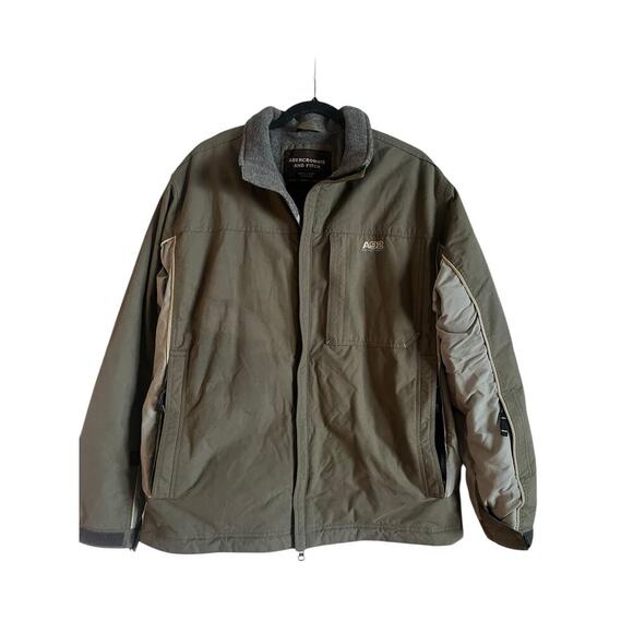 Vintage Y2K Abercrombie & Fitch A92 Fleece Lined Snowboard Ski Jacket Medium Men - Picture 1 of 9